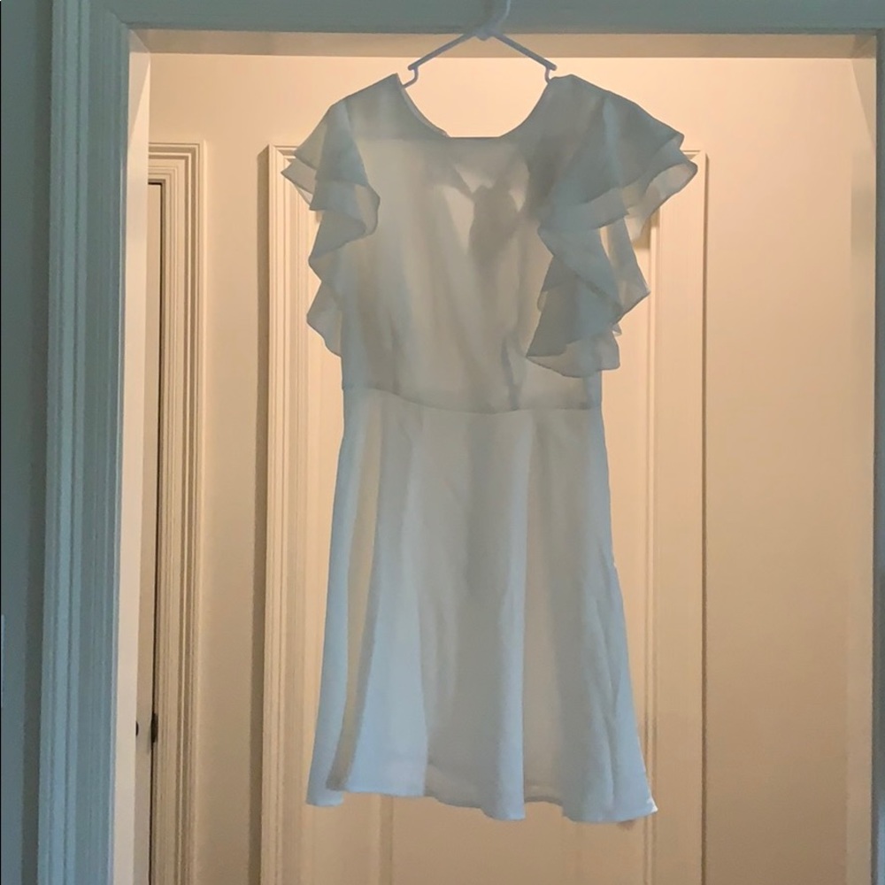 White Bridal Shower Dress